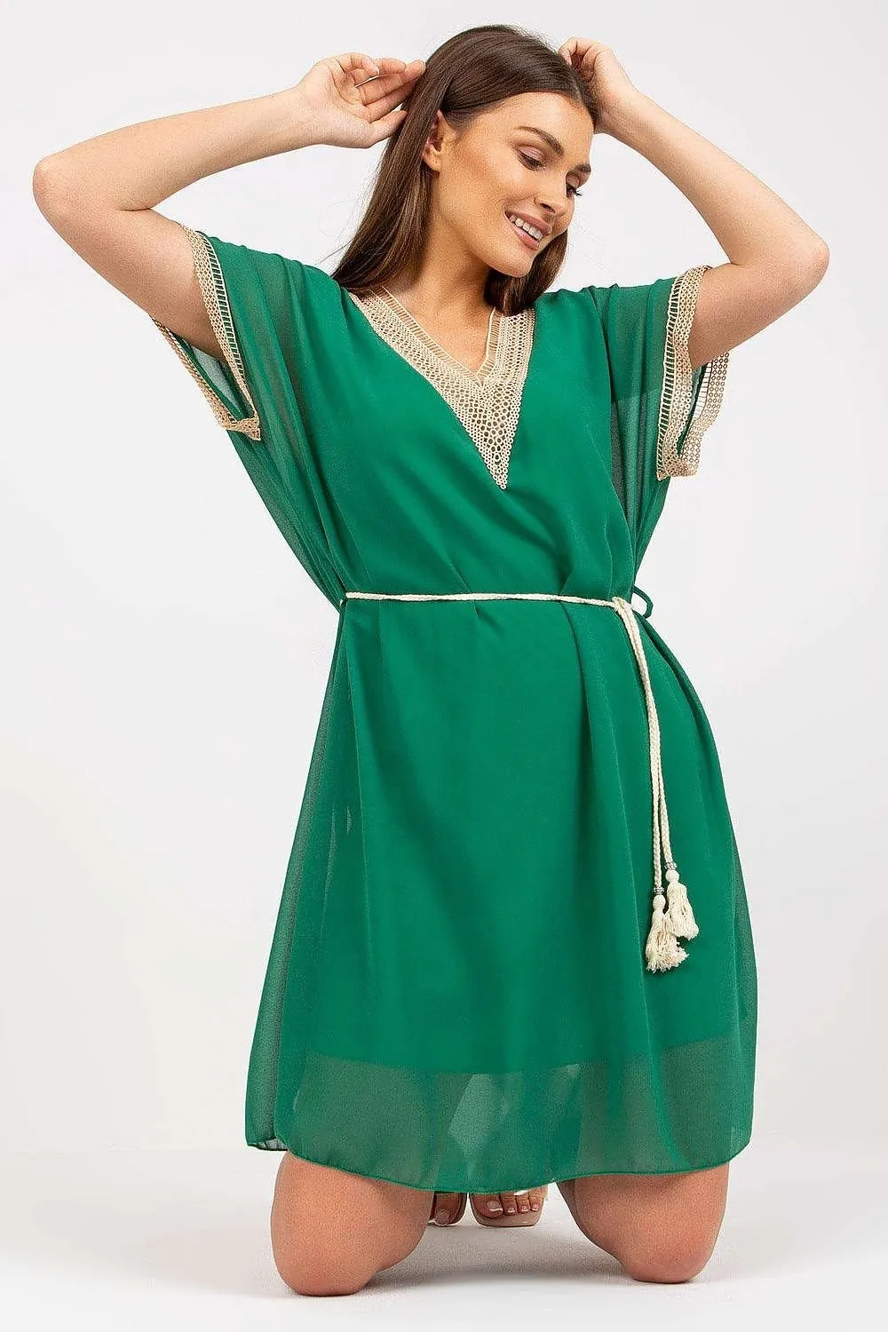 Vacay Vibes Tie-Waist Dress