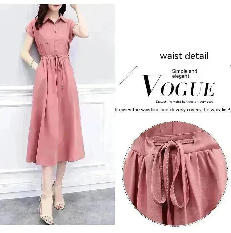 Waist-tight Slimming Elegant Casual Long Dress