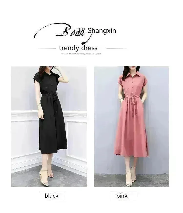 Waist-tight Slimming Elegant Casual Long Dress
