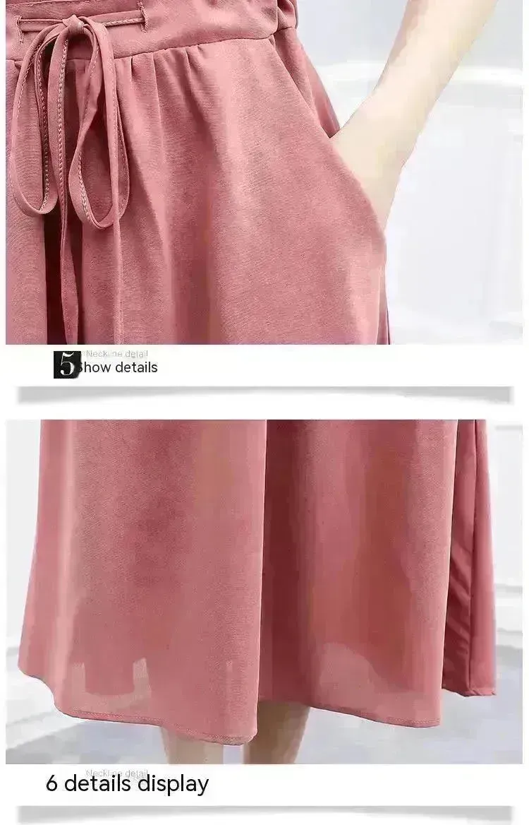 Waist-tight Slimming Elegant Casual Long Dress