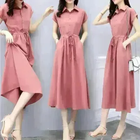 Waist-tight Slimming Elegant Casual Long Dress