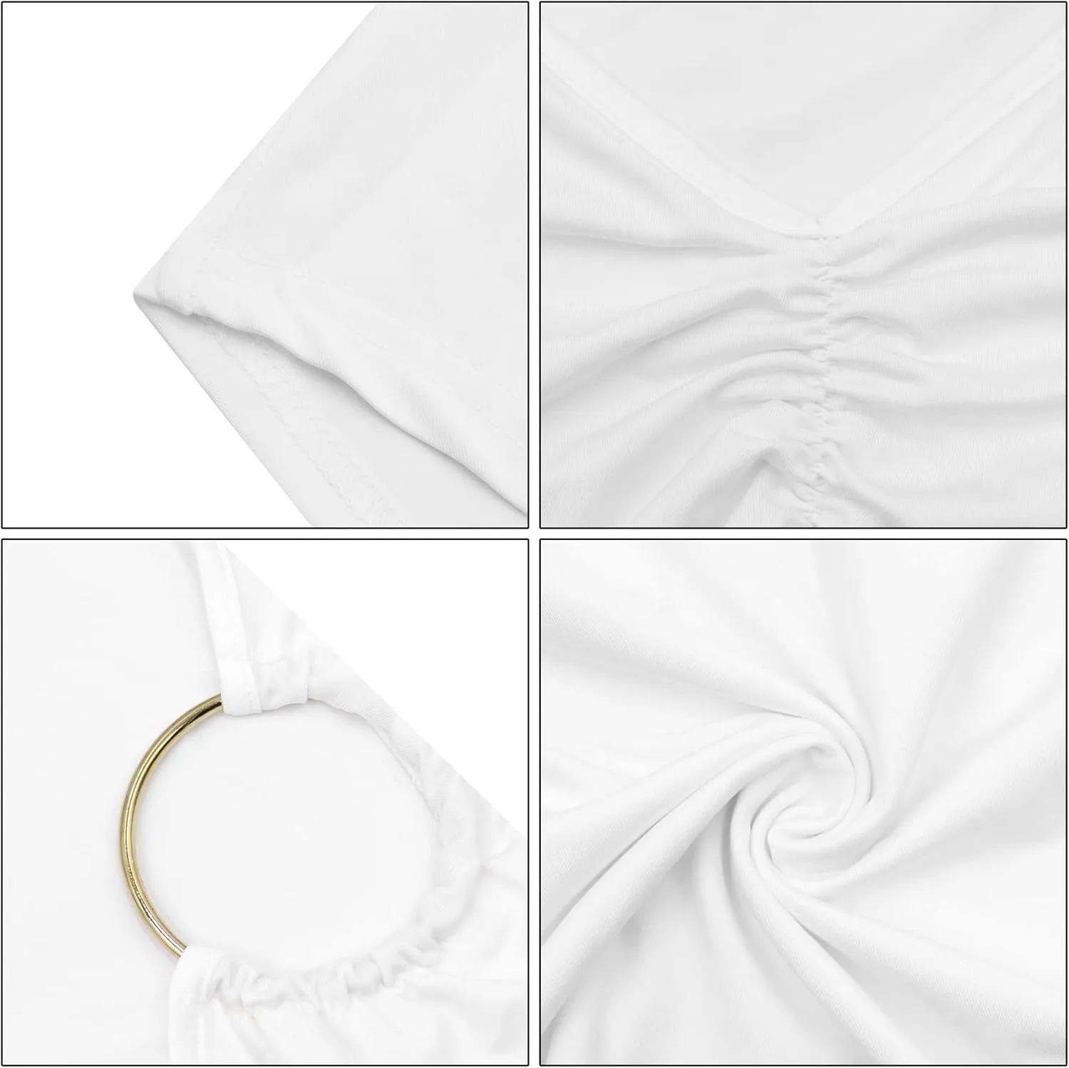 Women's Sexy One Shoulder Backless Maxi Dress Elegant Ruched O Ring Sleeveless Evening Dress Long Gown Cocktail Dress