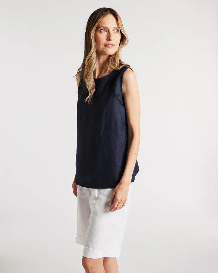 Yarra Trail - Carina Tank Navy | YT25S4192